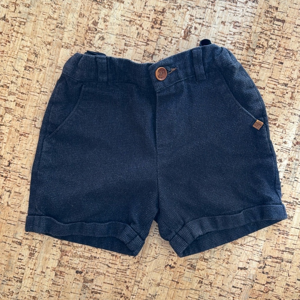 Zara 2t navy blue dress shorts